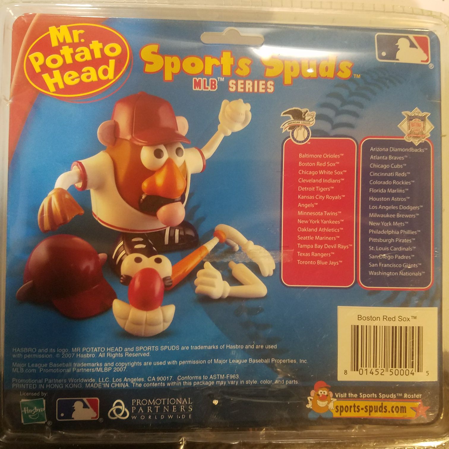 Sports Spuds Boston Red Sox - Hasbro PPW Toys action figure collectible [Barcode 801452500045] - Main Image 2