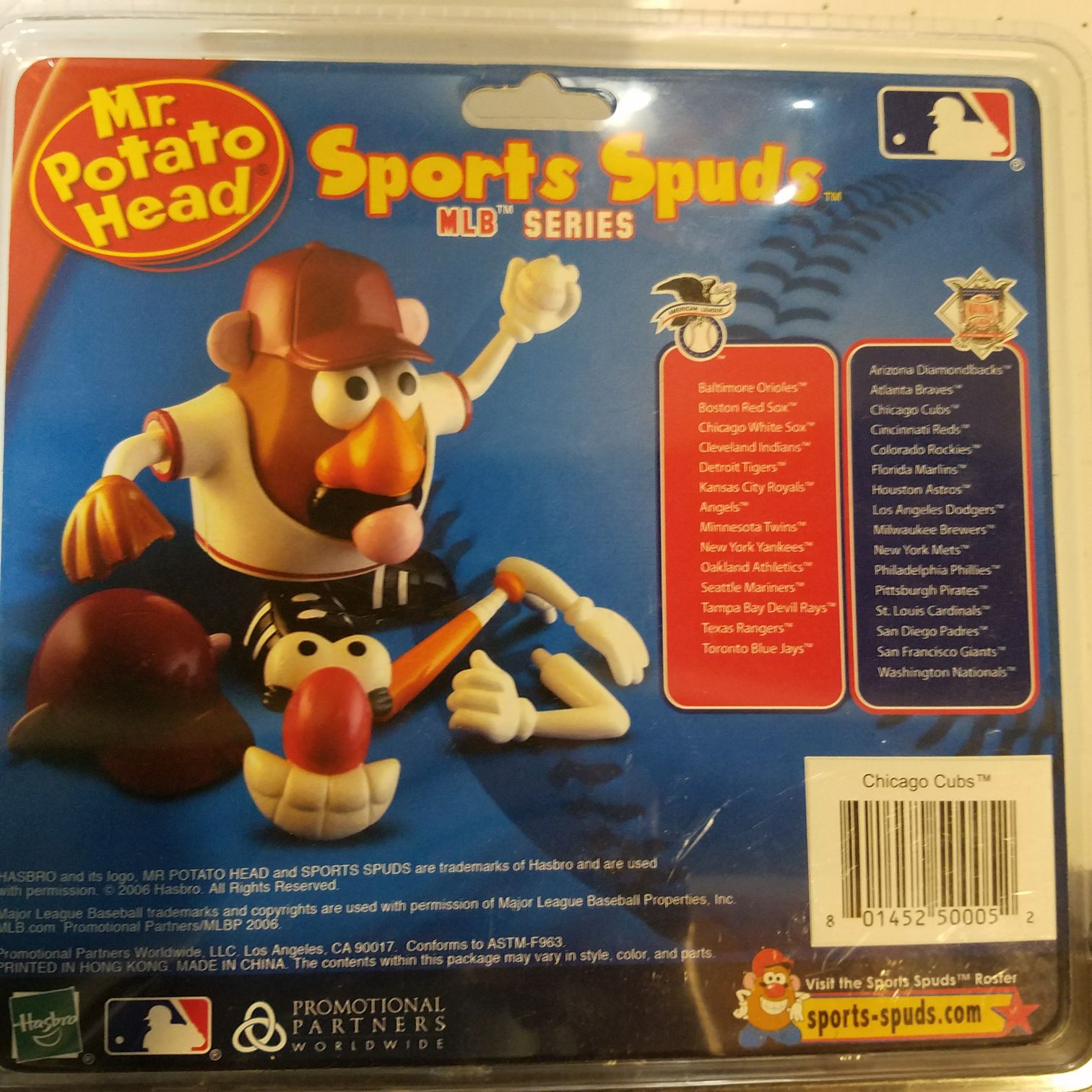 Sports Spuds Chicago Cubs - PPW Toys action figure collectible [Barcode 801452500052] - Main Image 2