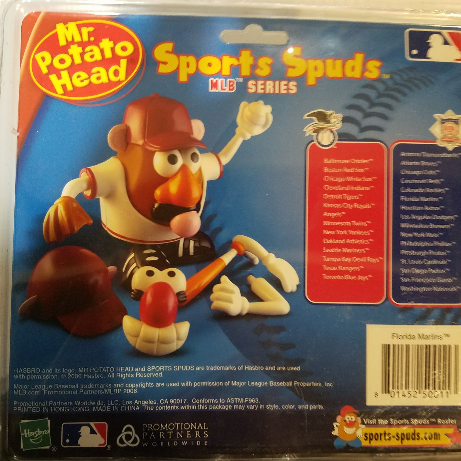 Sports Spuds Florida Marlins - PPW Toys action figure collectible [Barcode 801452500113] - Main Image 2