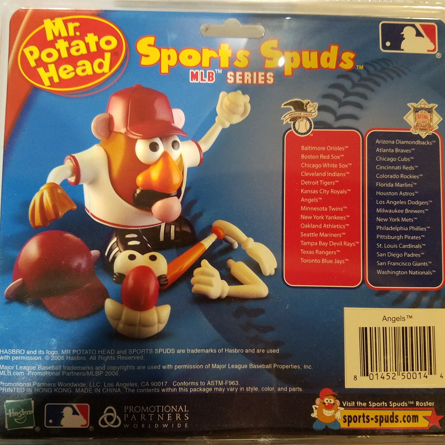 Sports Spuds Angels - Hasbro PPW Toys action figure collectible [Barcode 801452500144] - Main Image 2