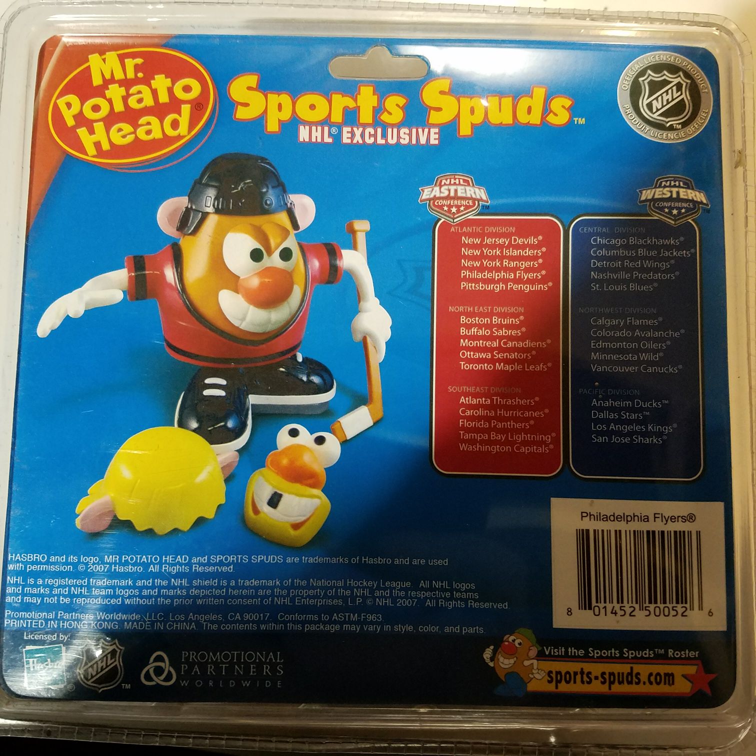 Sports Spuds Philadelphia Flyers - PPW Toys action figure collectible [Barcode 801452500526] - Main Image 2