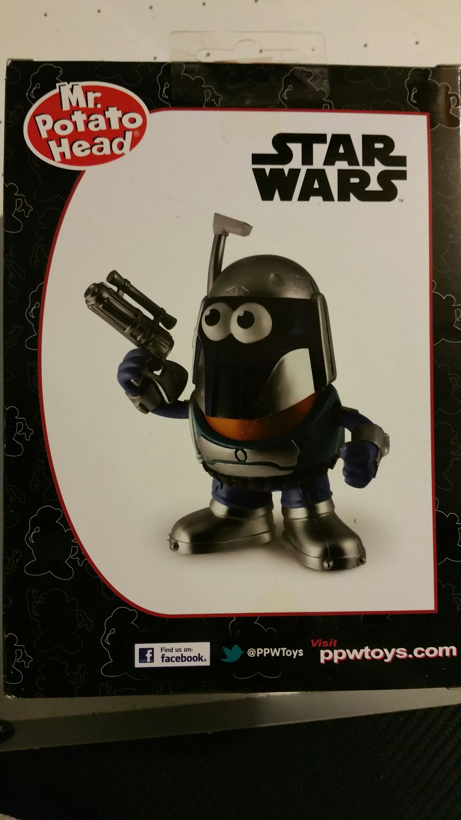 Jango Fett Star Wars Poptater - Hasbro PPW Toys action figure collectible [Barcode 801452501431] - Main Image 2