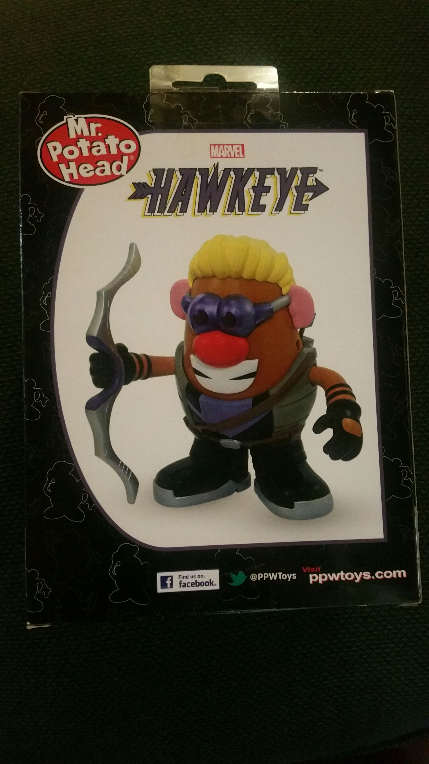 Hawkeye Mr Potato Head Poptaters - Hasbro PPW Toys action figure collectible [Barcode 801452501509] - Main Image 2