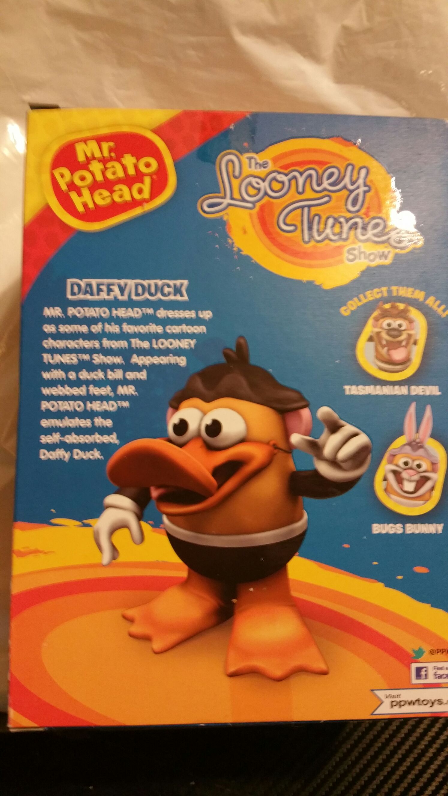 mr. Potato Head the Looney Tunes Show Daffy Duck - Hasbro PPW Toys action figure collectible [Barcode 801452502254] - Main Image 2