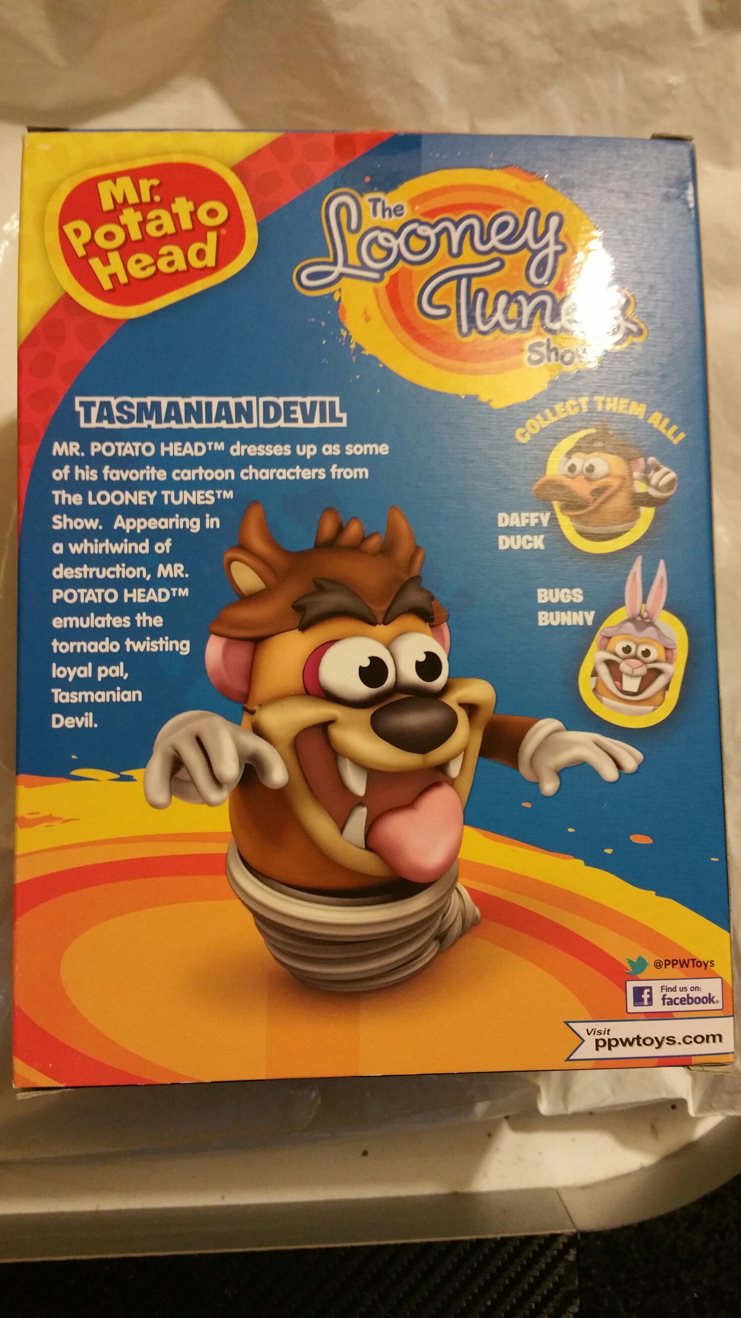 Mr. Potato Head the Looney Tunes Show Tasmanian Devil - Hasbro PPW Toys action figure collectible [Barcode 801452502278] - Main Image 2