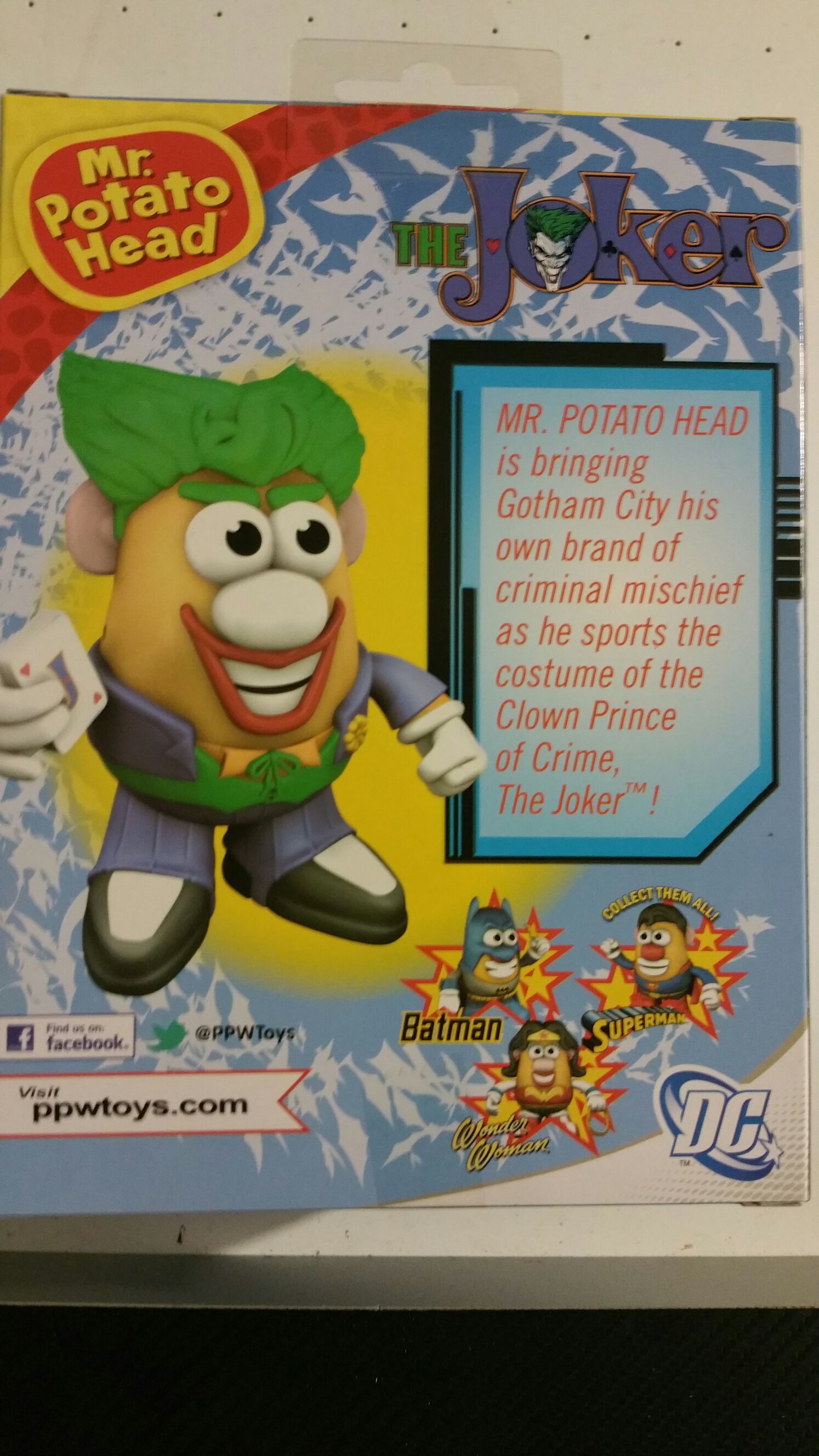 The Joker - Playskool / PPW Toys (Hasbro) (DC Comics / Batman - The Joker) action figure collectible [Barcode 801452502421] - Main Image 2