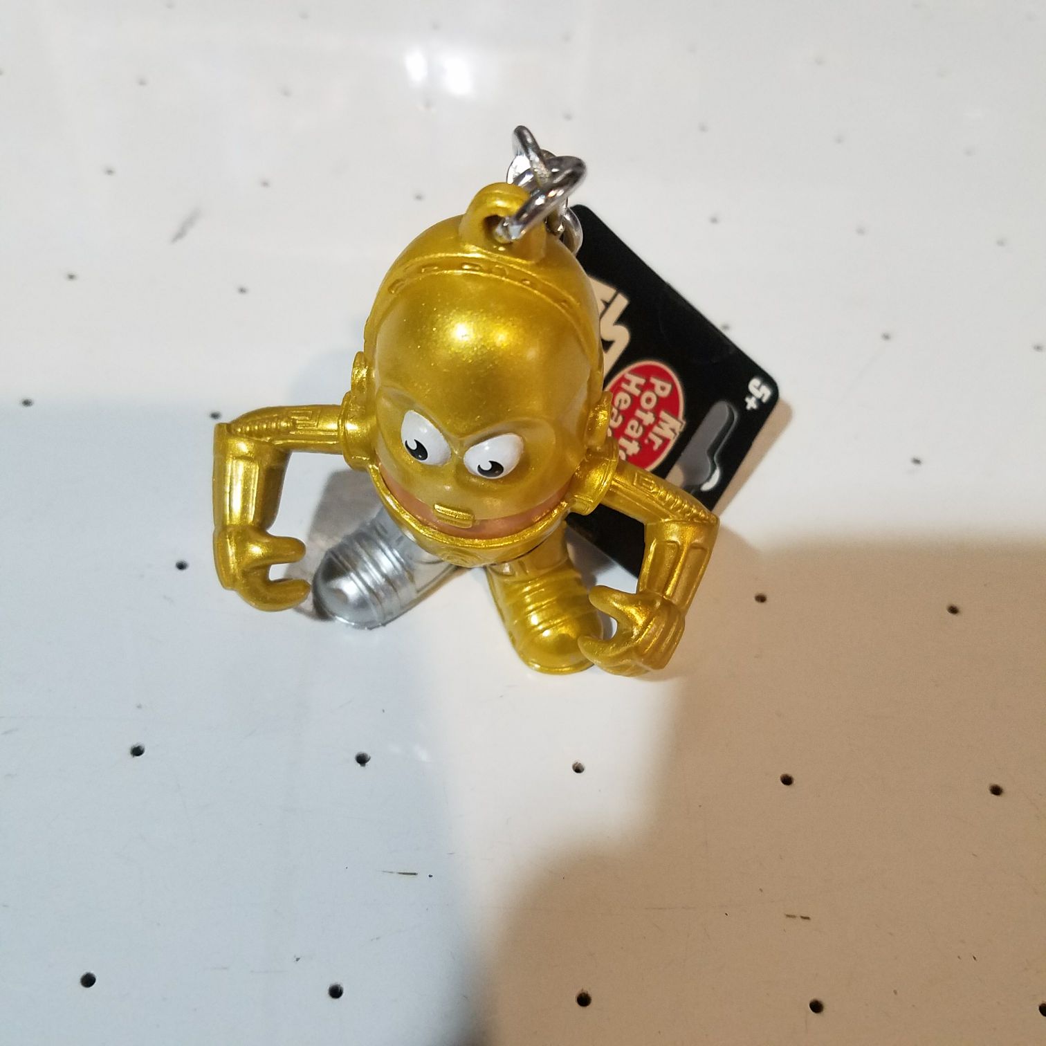 Star Wars R2-D2 Mr Potato Head Keychain - Disney Hasbro action figure collectible [Barcode 801452506856] - Main Image 2