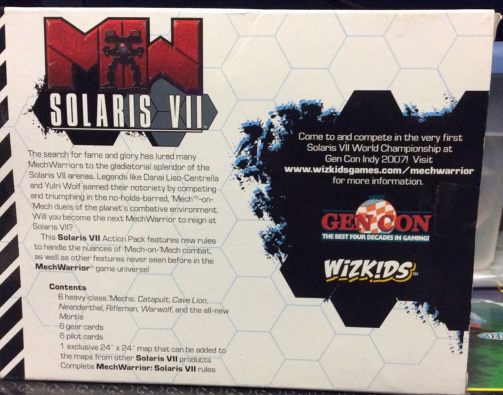 MechWarrior Solaris VII - Wizkids (Heavy Class) action figure collectible [Barcode 807652023179] - Main Image 2