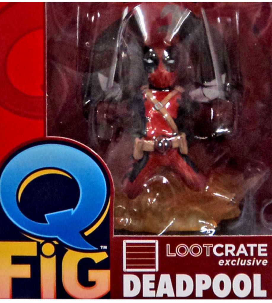 Deadpool - Q-Fig - Loot Crate Exclusive - Quantum Mechanix, Inc. (MARVEL) action figure collectible [Barcode 812095021750] - Main Image 2