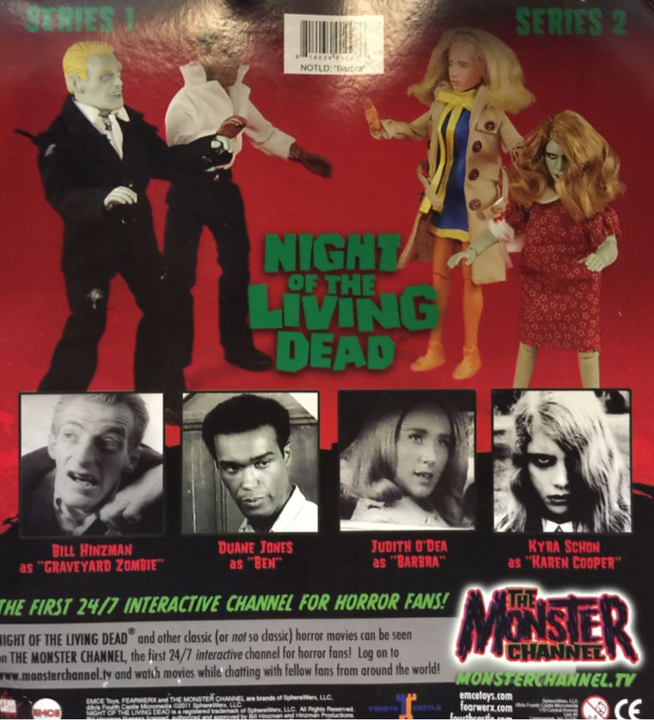 Night Of The Living Dead - Barbra - Emce Toys (Night of the Living Dead) action figure collectible [Barcode 814034010986] - Main Image 2