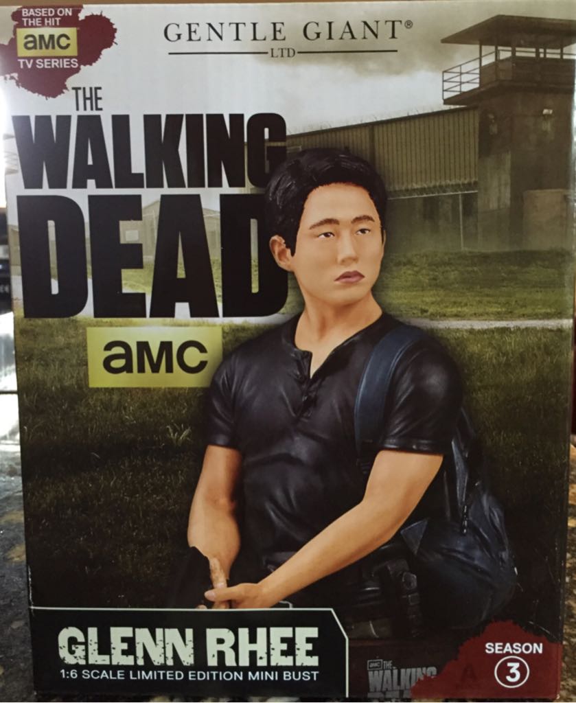 Walking Dead Glen Rhee Limited Edition Mini Bust 683/700, The - Gentle Giant (The Walking Dead) action figure collectible [Barcode 814176020263] - Main Image 2