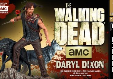 Daryl And The Wolves Exclusive Statue - Gentle Giant LTD (The Walking Dead) action figure collectible [Barcode 814176021451] - Main Image 1