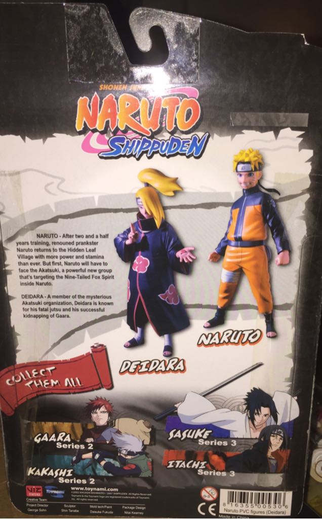 Deidara - Toynami (Naruto Shippuden) action figure collectible [Barcode 816355005306] - Main Image 2