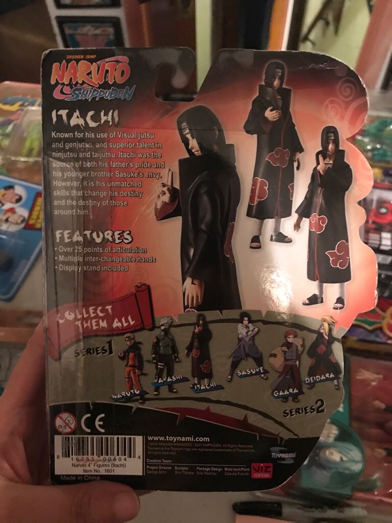 Naruto Shippuden Itachi - Toynami action figure collectible [Barcode 816355006044] - Main Image 2