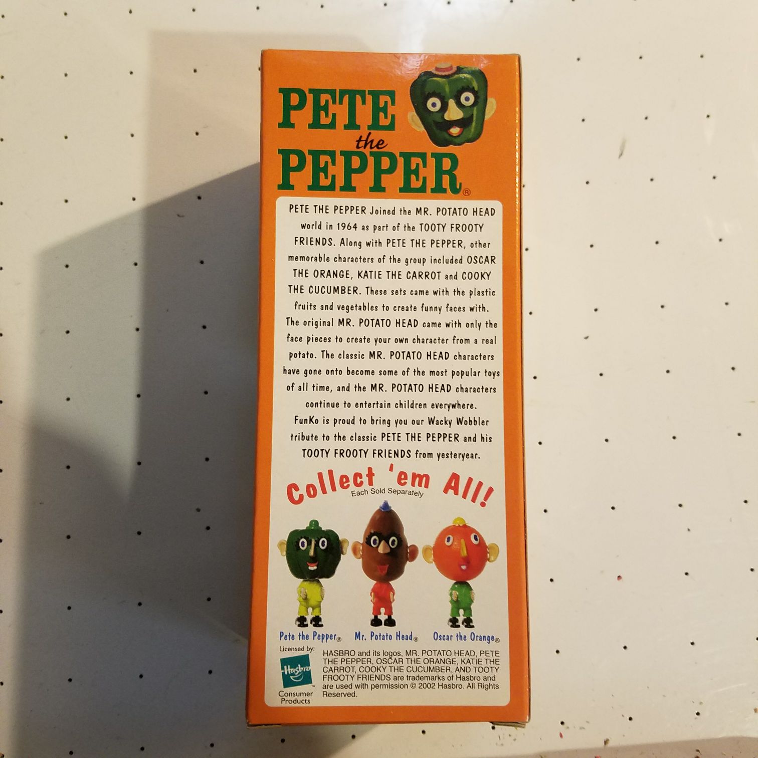 Wacky Wobbler Pete the Pepper - Funcko action figure collectible [Barcode 830395000350] - Main Image 2