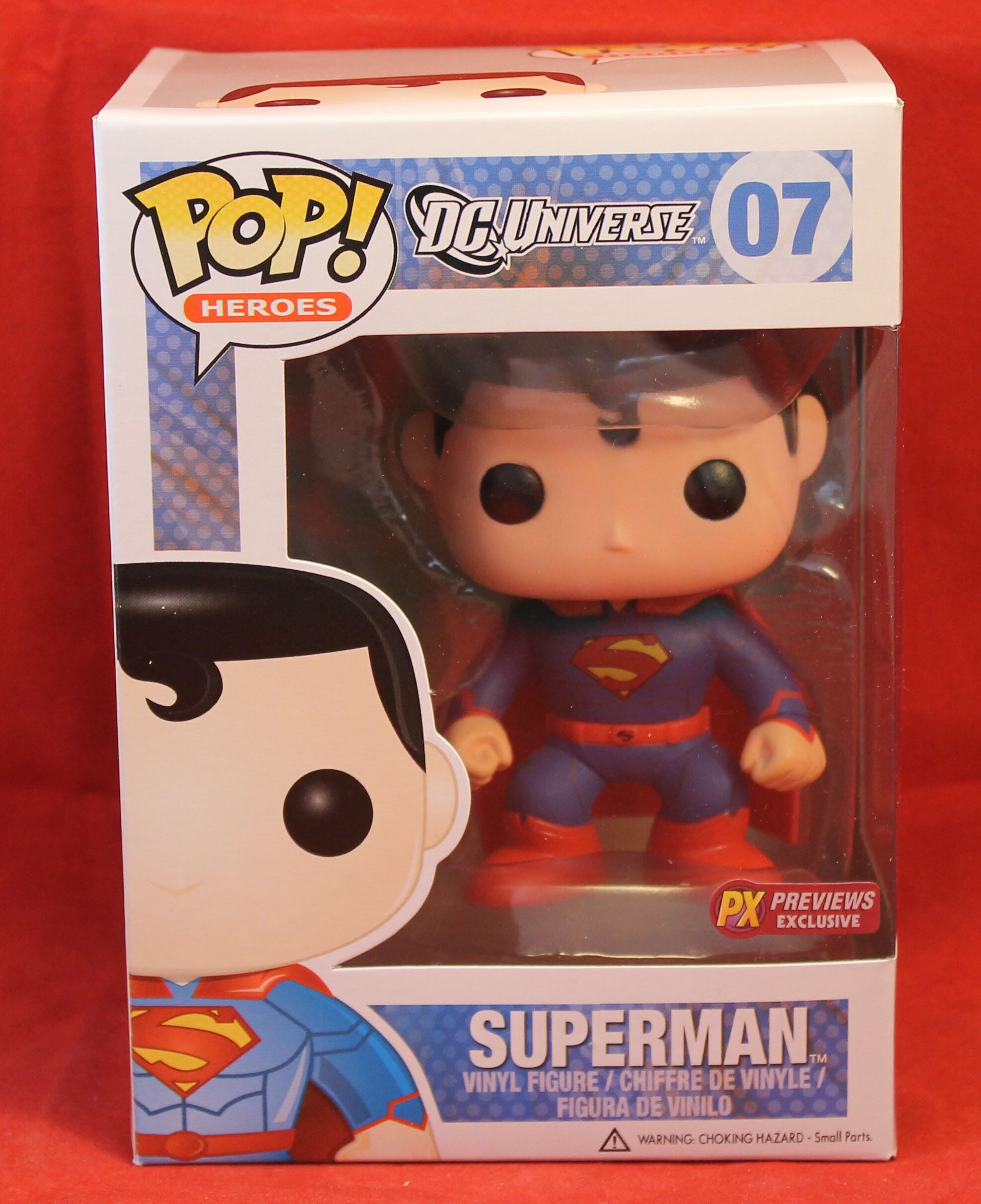 DC Superman: Superman (Autographed) #07 - Funko (Superman) action figure collectible [Barcode 830395022505] - Main Image 2