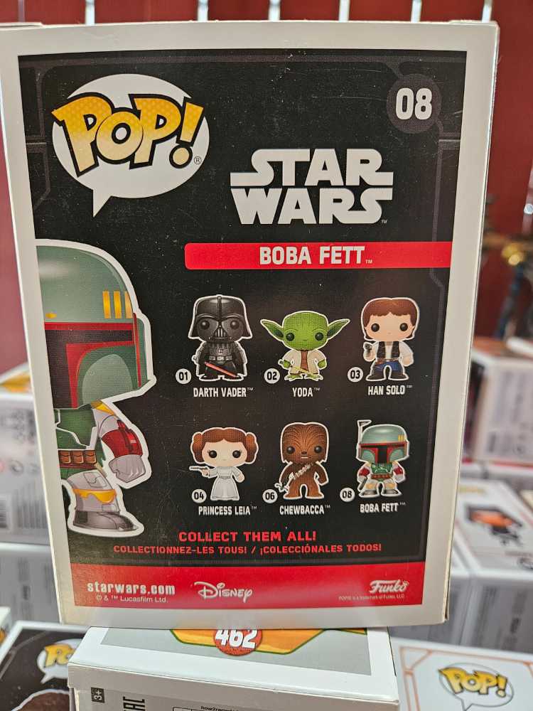Boba Fett #08 - Funko (Funko POP! Star Wars) action figure collectible [Barcode 830395023861] - Main Image 3