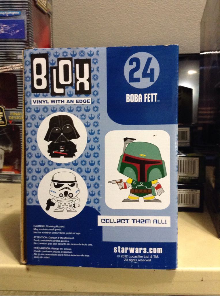 Boba Fett - Blox (Vinyl With An Edge) action figure collectible [Barcode 830395026022] - Main Image 2