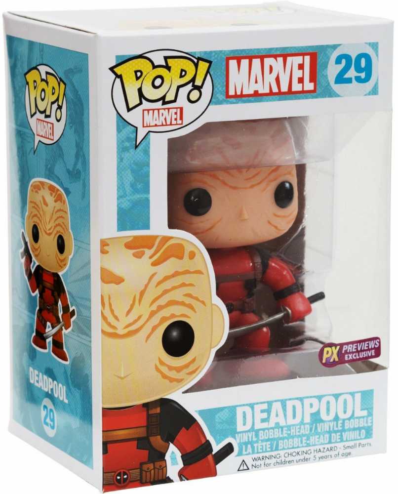 Funko Deadpool Without Mask #29 - Funko Pop! MARVEL (MARVEL) action figure collectible [Barcode 830395032597] - Main Image 2