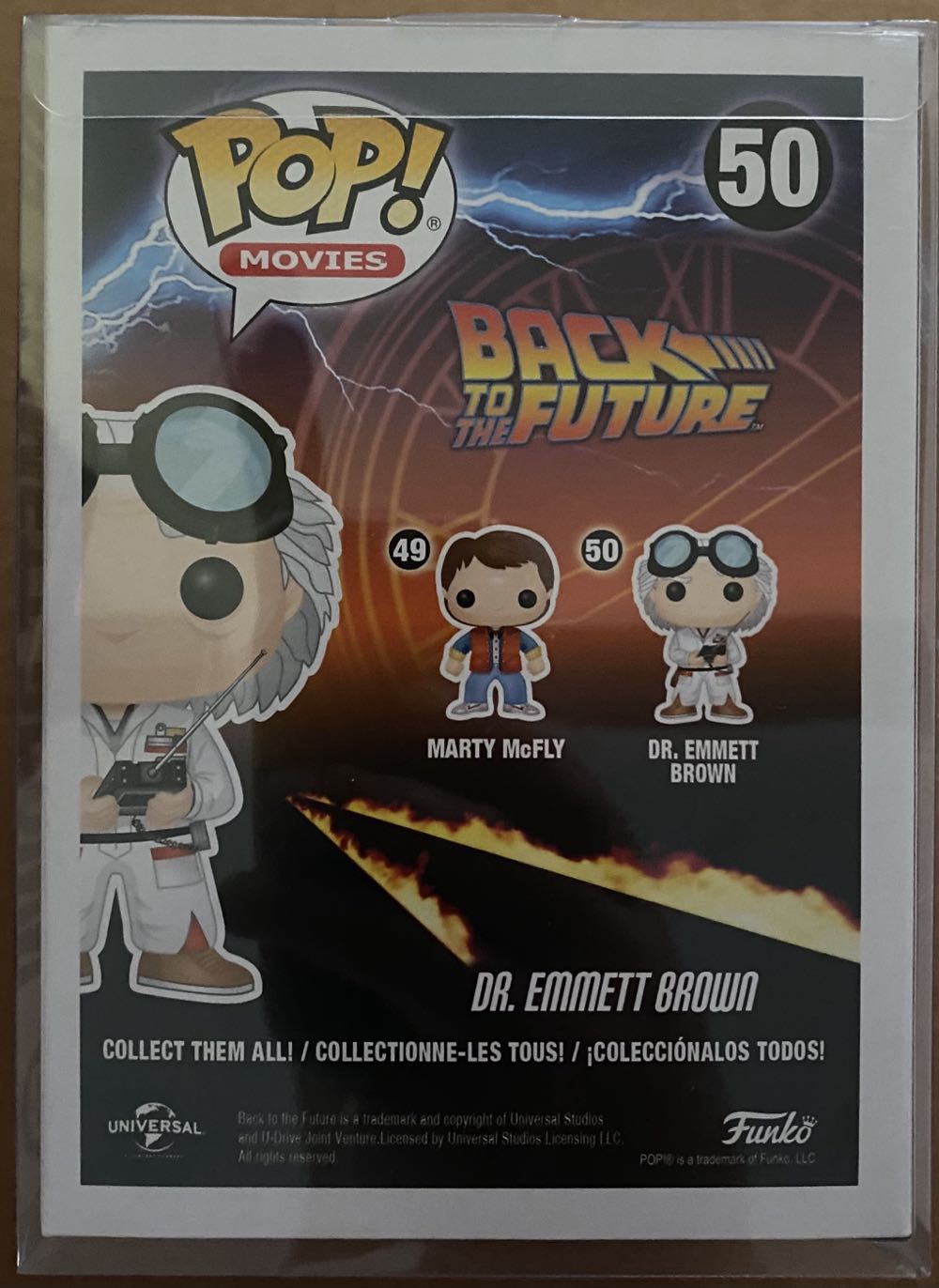 Back To The Future 50 Dr. Emmett Brown - Funko (Back To The Future) action figure collectible [Barcode 830395033990] - Main Image 3