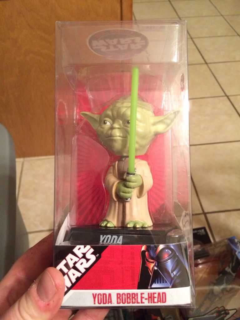 Yoda Bobblehead - Funko (Funko Wacky Wobbler) action figure collectible [Barcode 830395082493] - Main Image 1