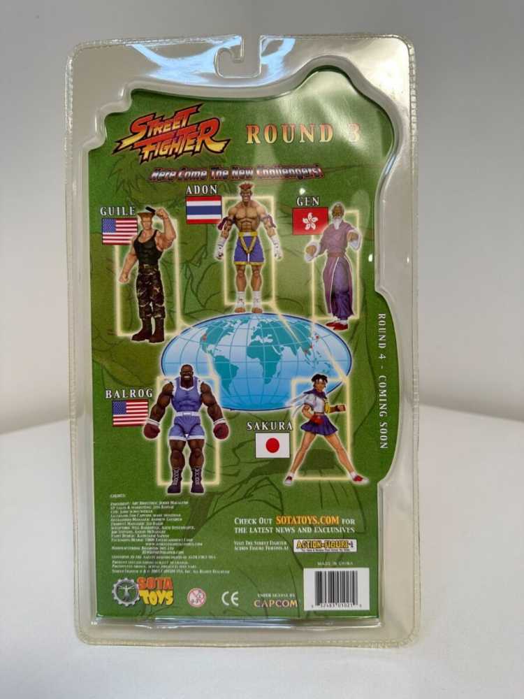 Capcom/Sota Toys - Street Fighter 15th Anniversary Edition - Gen - Round 4 - Purple Variant  - Capcom/Sota Toys (Street Fighter 15th Anniversay Edition Round 4) action figure collectible [Barcode 832483010210] - Main Image 2