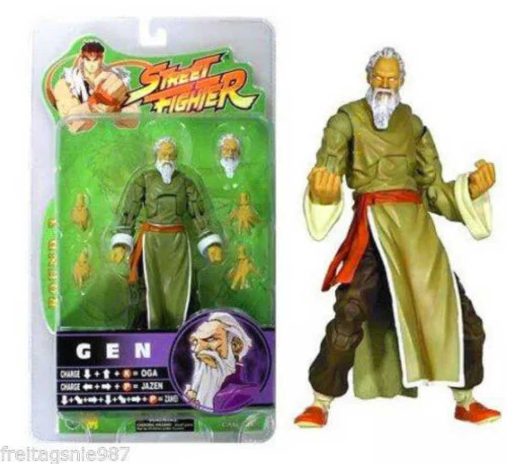 Capcom/Sota Toys - Street Fighter 15th Anniversary Edition - Gen - Round 4 - Purple Variant  - Capcom/Sota Toys (Street Fighter 15th Anniversay Edition Round 4) action figure collectible [Barcode 832483010210] - Main Image 3