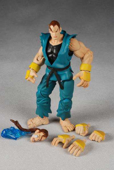 Street Fighter Revolution: Dan Hibiki  (SDCC 2007 Exclusive) - SOTA Toys (Street Fighter) action figure collectible [Barcode 832483011156] - Main Image 2