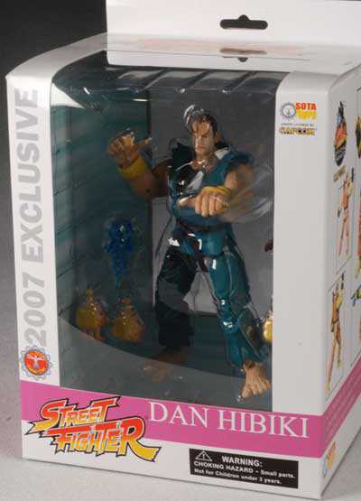 Street Fighter Revolution: Dan Hibiki  (SDCC 2007 Exclusive) - SOTA Toys (Street Fighter) action figure collectible [Barcode 832483011156] - Main Image 4