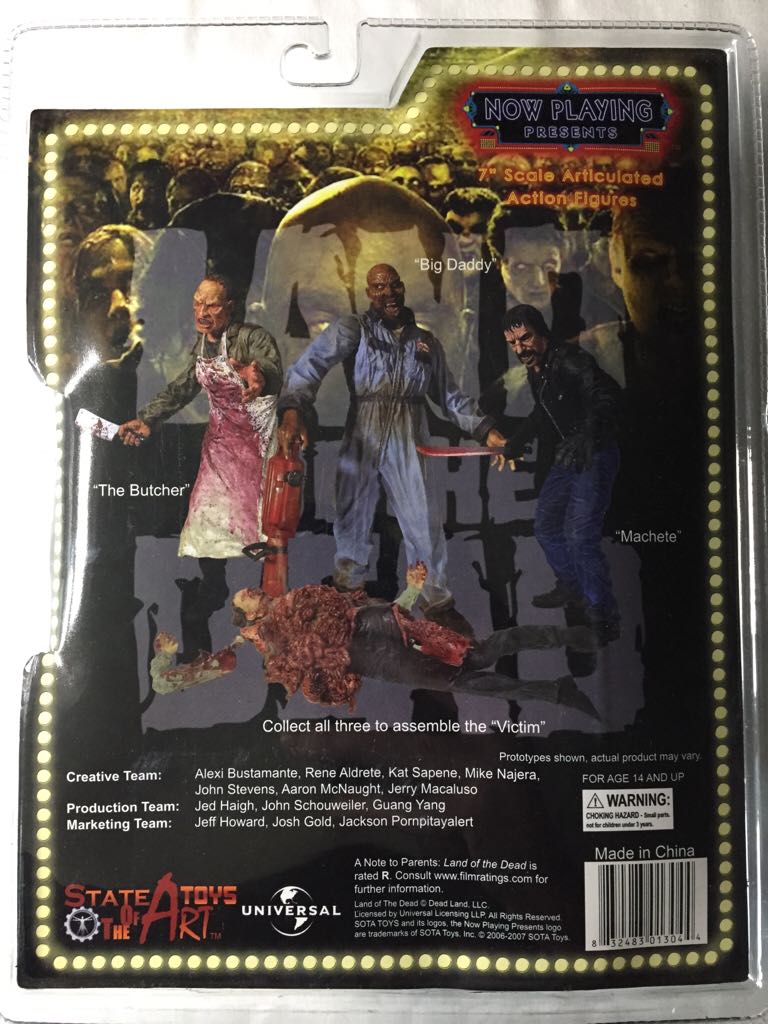 Land of the Dead: The Butcher (Autographed by Eugene Clark) - SOTA Toys (Land Of The Dead) action figure collectible [Barcode 832483013044] - Main Image 2