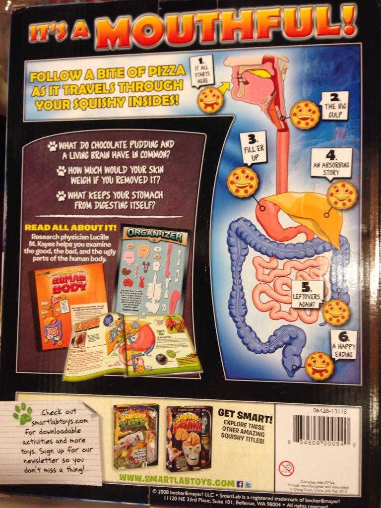 Squishy Human Body  - Becker&Mayer (book) Lucusfilm (case) action figure collectible [Barcode 834509000540] - Main Image 2