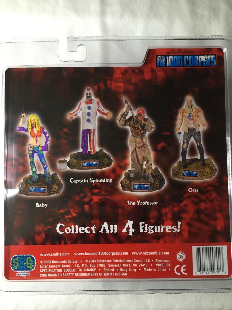 The Professor - SEG Toys (House Of 1000 Corpses) action figure collectible [Barcode 839122007013] - Main Image 2