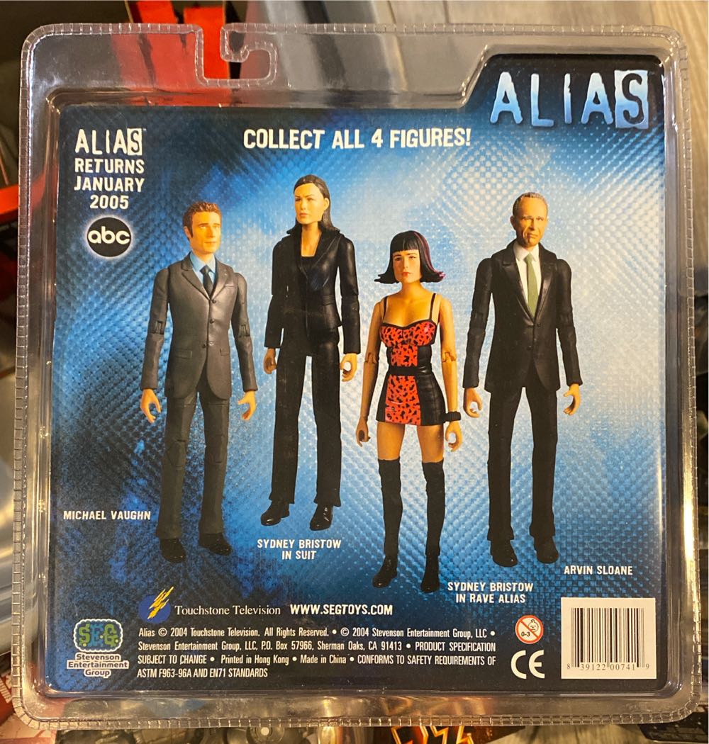 Sydney Bristow: Rave Alias - Stevenson Entertainment Group (Alias: Sydney Bristow) action figure collectible [Barcode 839122007419] - Main Image 2