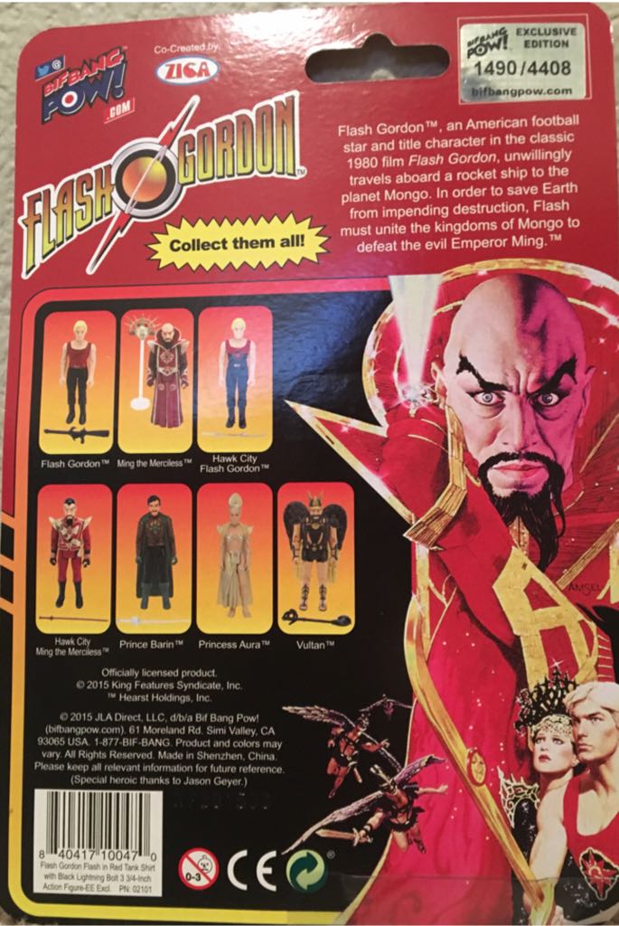 Flash Gordon  - Bif Bang Pow (Flash Gordon) action figure collectible [Barcode 840417100470] - Main Image 2
