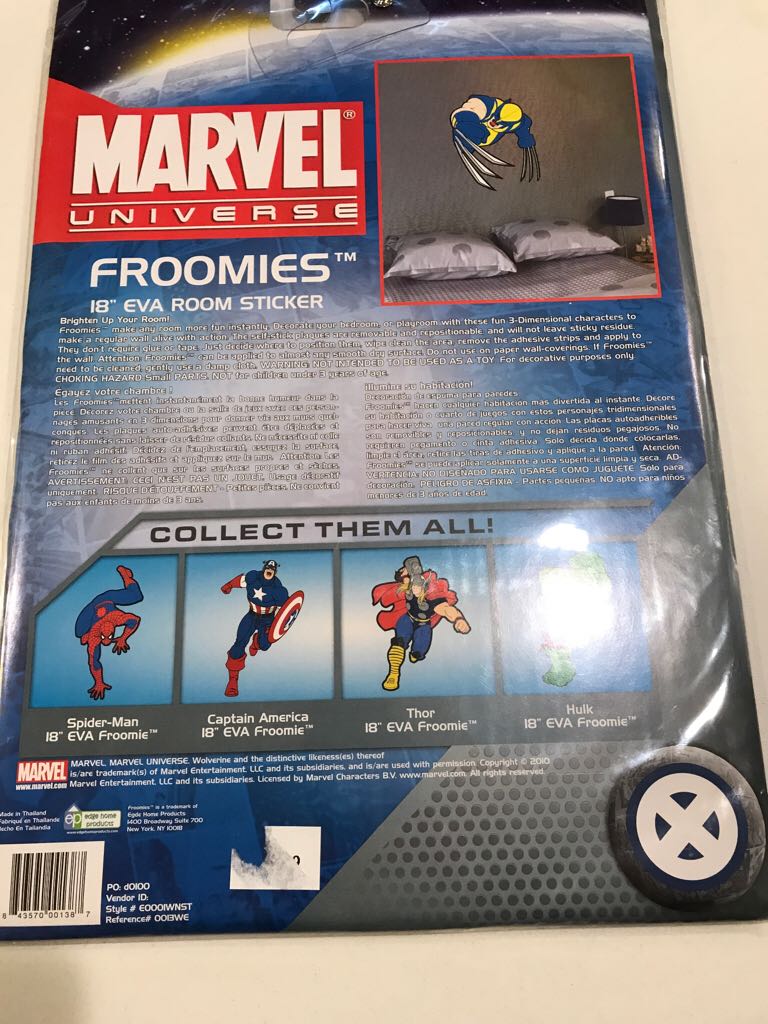 Marvel Universe Foamies - Wolverine  action figure collectible [Barcode 843570001387] - Main Image 2