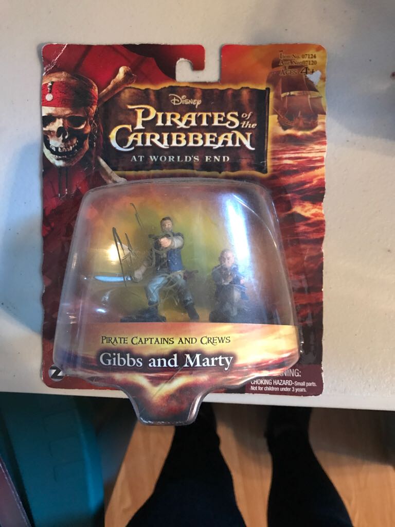 Pirates Of The Caribbean At Worlds End Gibbs And Marty  - Zizzle action figure collectible [Barcode 843625071242] - Main Image 1