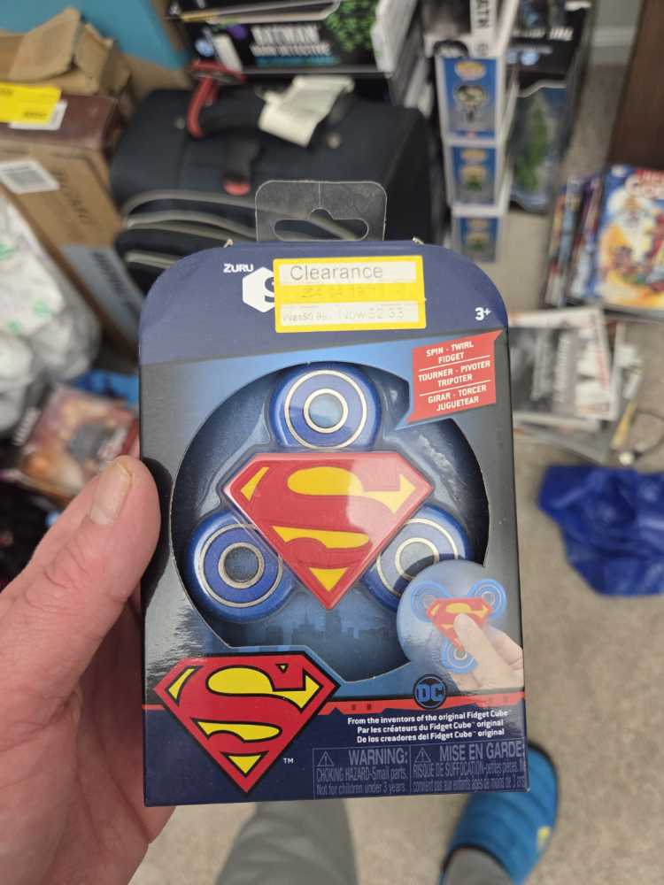 Superman Spinner - Antsy Labs (Batman) action figure collectible [Barcode 845218020675] - Main Image 3