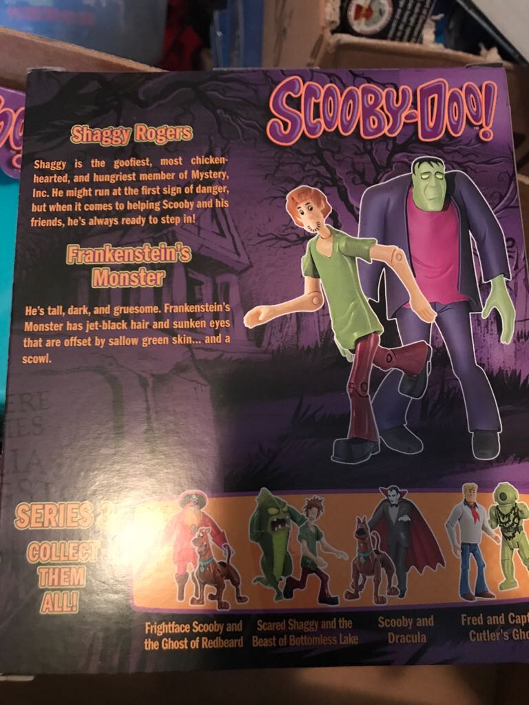 Scooby Doo Shaggy And Frankenstein’s Monster  action figure collectible [Barcode 846241024470] - Main Image 2