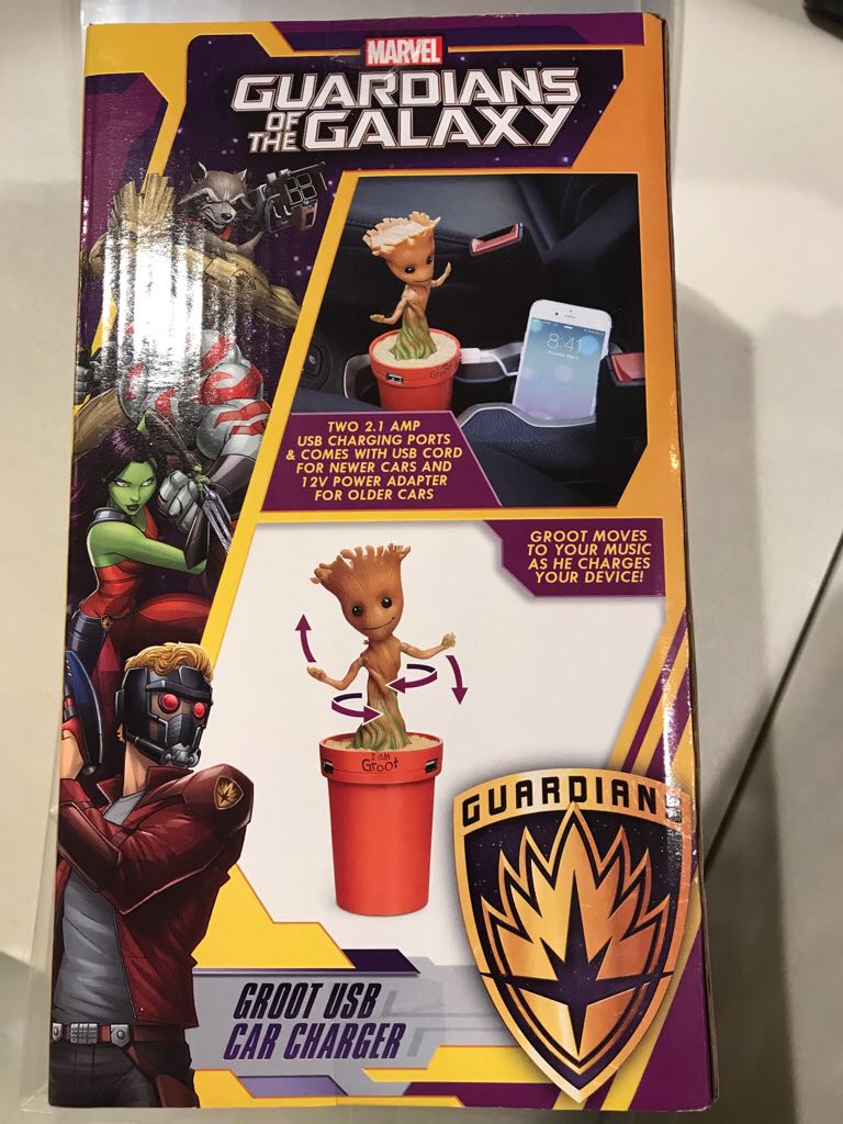 Guardians Of The Galaxy - Think Geek Exclusive Groot Usb Charger  action figure collectible [Barcode 847509019085] - Main Image 2