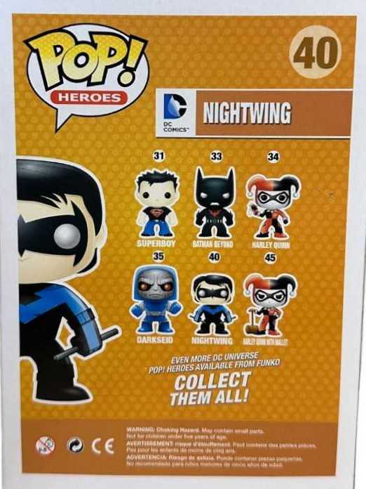 Funko POP!#40 Nightwing - Funko (DC Super Heroes) action figure collectible [Barcode 849803035334] - Main Image 2