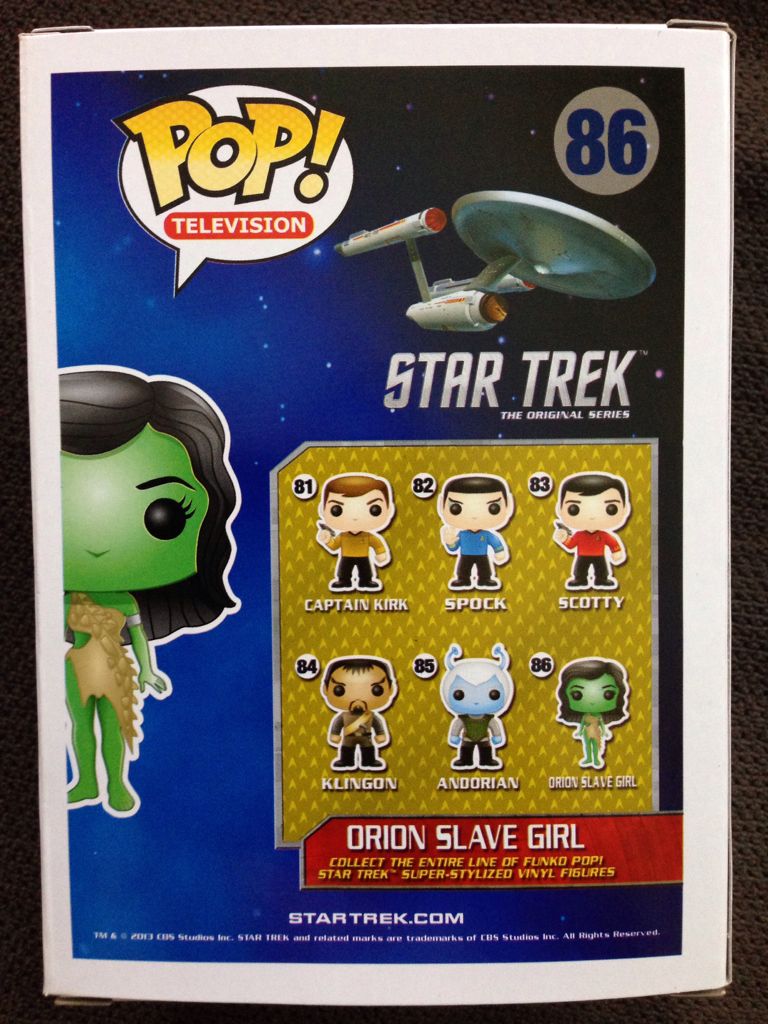 Orion Slave Girl - Funko (Star Trek) action figure collectible [Barcode 849803036157] - Main Image 2