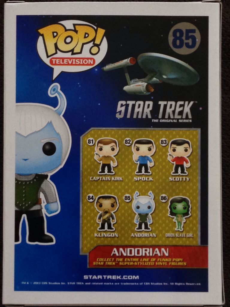 Andorian - Funko (Star Trek) action figure collectible [Barcode 849803036188] - Main Image 2