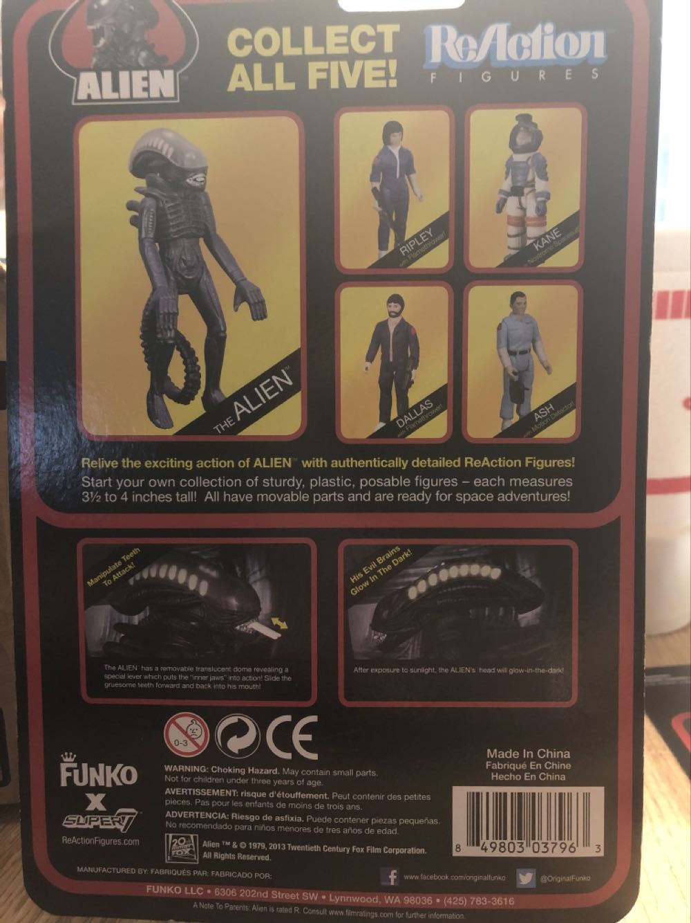 The Alien - Funko (Alien) action figure collectible [Barcode 849803037963] - Main Image 3