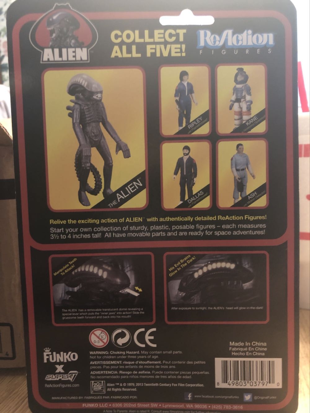 Ripley (Alien) - Funko (ReAction Figures) (Misc.) action figure collectible [Barcode 849803037970] - Main Image 2