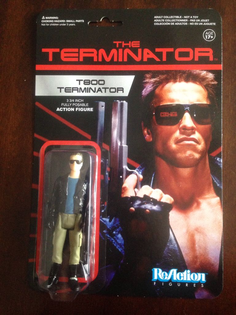 The Terminator: T800 Terminator - Funko (ReAction Figures) (The Terminator) action figure collectible [Barcode 849803038557] - Main Image 1