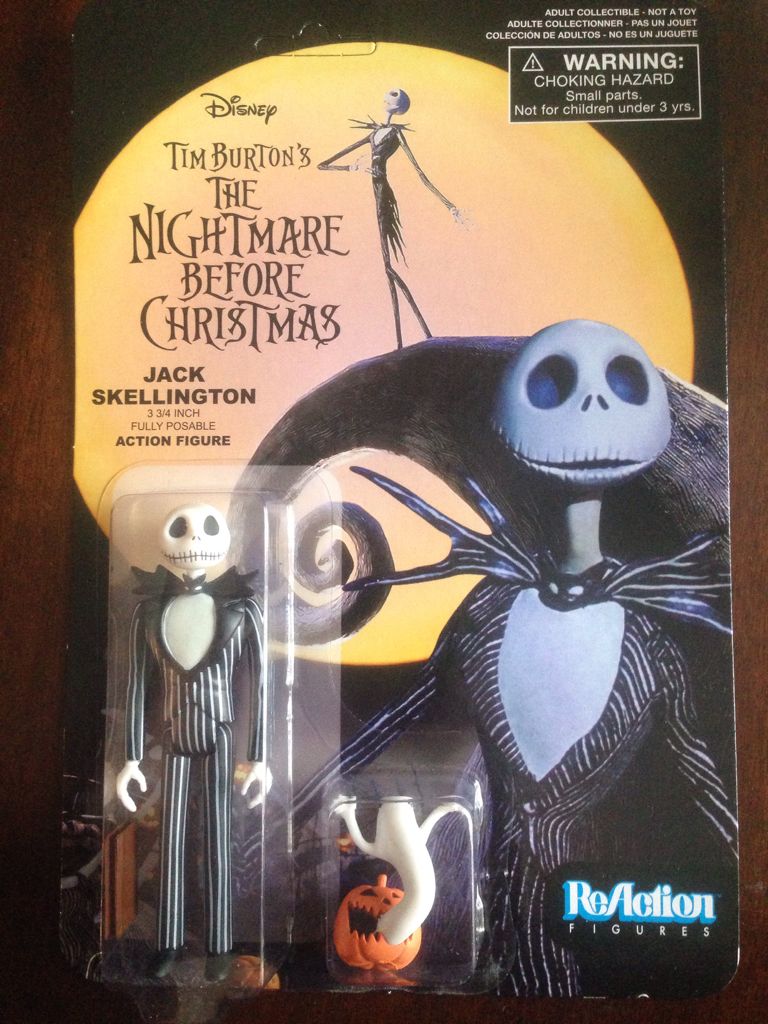 NBC : Jack Skellington - Funko X Super7 (ReAction Figures) action figure collectible [Barcode 849803038625] - Main Image 1