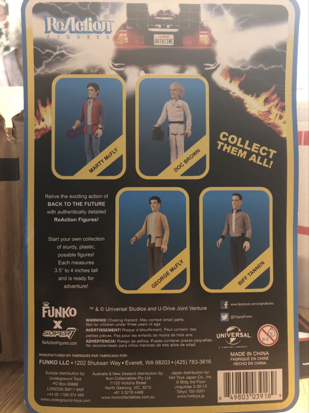 Biff Tannen - Funko (ReAction Figures) (Back To The Future) action figure collectible [Barcode 849803039189] - Main Image 2