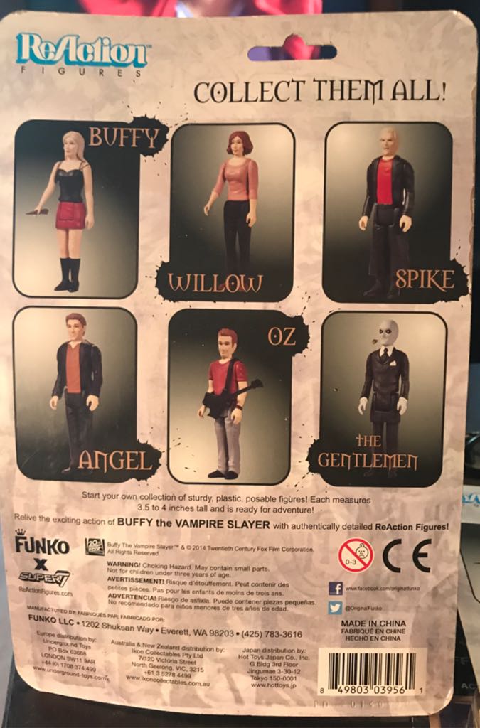 ReAction Figures: Buffy The Vampire Slayer - Funcko (Buffy The Vampire Slayer) action figure collectible [Barcode 849803039561] - Main Image 2