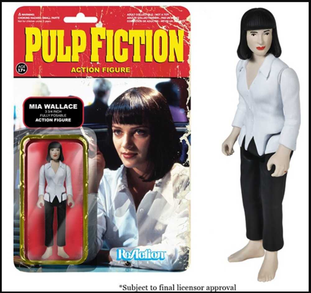 Funko Reaction Mia Wallace Pulp Fiction  - Funko (ReAction Figures) (Pulp Fiction) action figure collectible [Barcode 849803040840] - Main Image 3