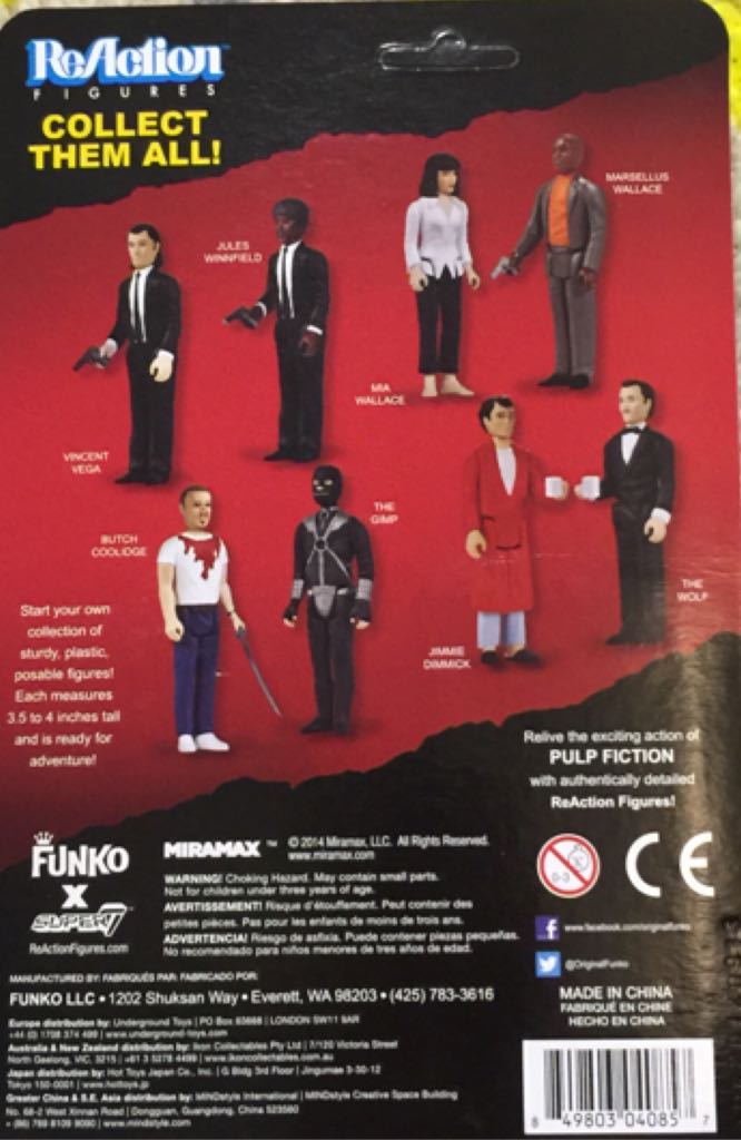 Funko Reaction Jimmi Dimmick - Funko (Reaction) action figure collectible [Barcode 849803040857] - Main Image 2